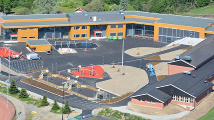 Randsfjord Rørservice Referanse Brandbu Barneskole